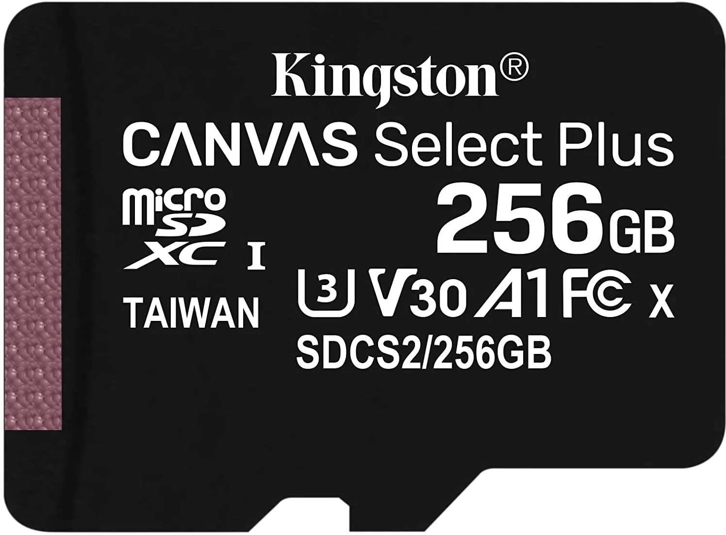 Carte mémoire Micro SD Kingston Canvas Select Plus - 256Go