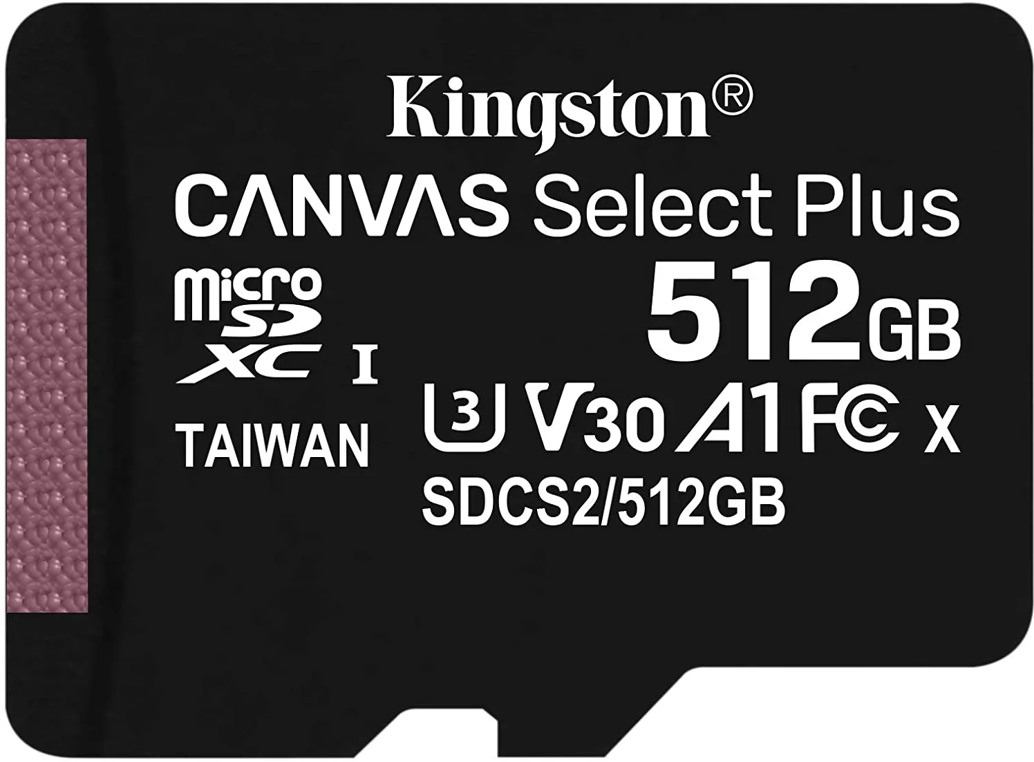 Carte mémoire Micro SD Kingston Canvas Select Plus - 512Go