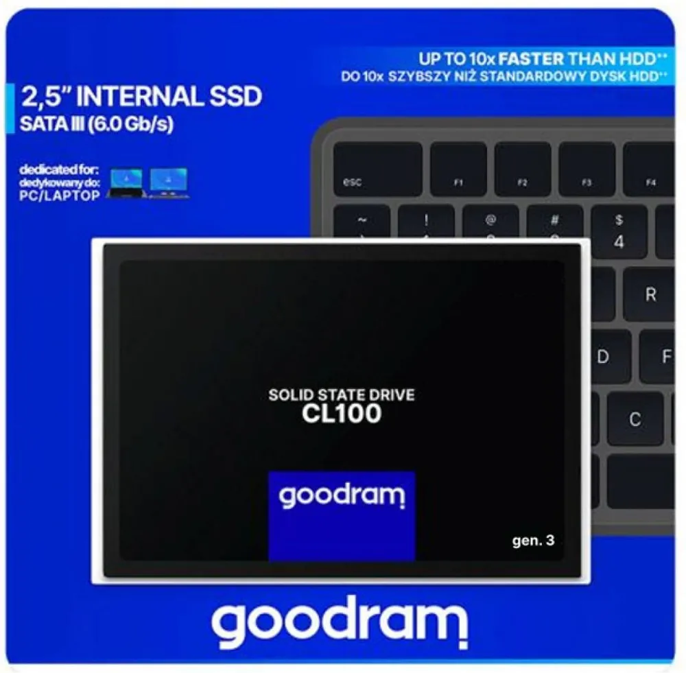 Disque SSD GoodRam CL100 240Go - S-ATA 2,5"