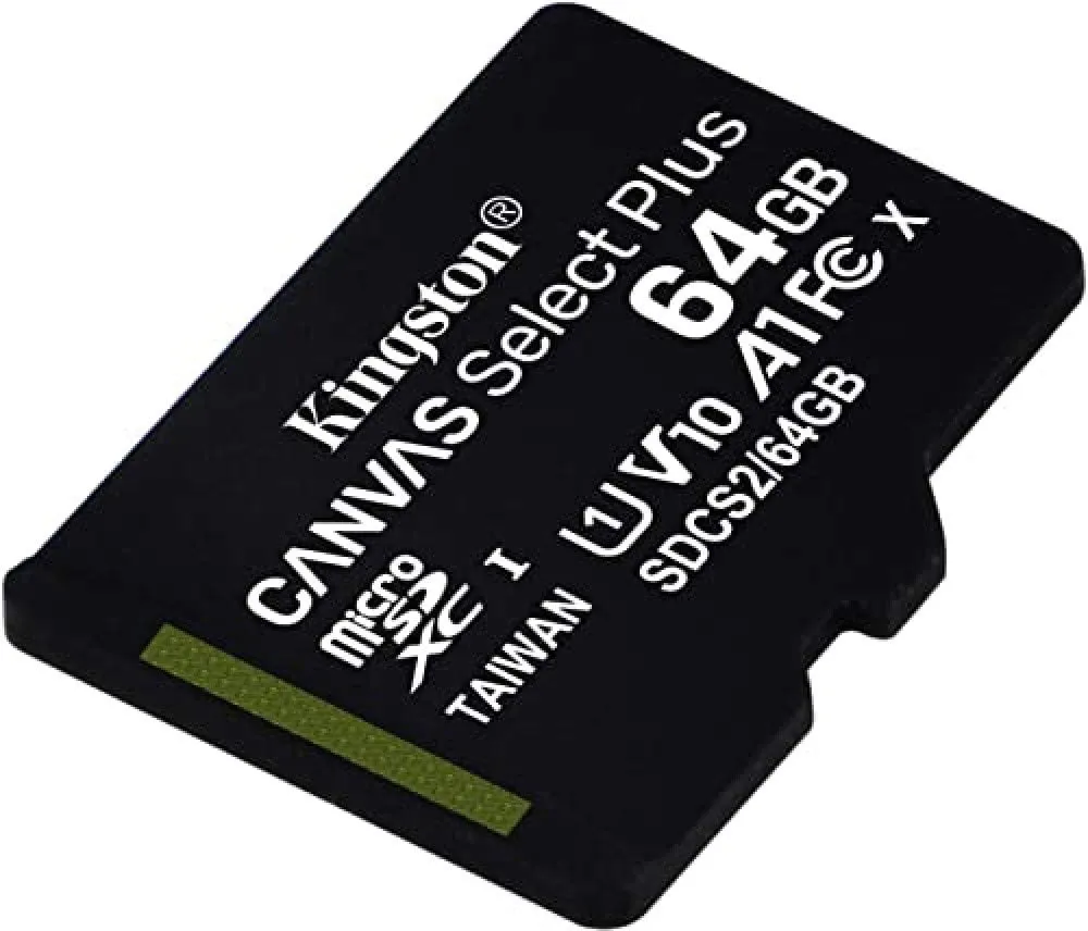 Carte mémoire Micro SD Kingston Canvas Select Plus - 64Go