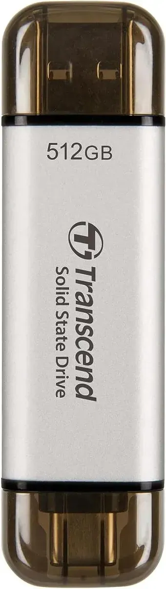 Disque SSD externe Transcend ESD310 - 512Go (Argent)