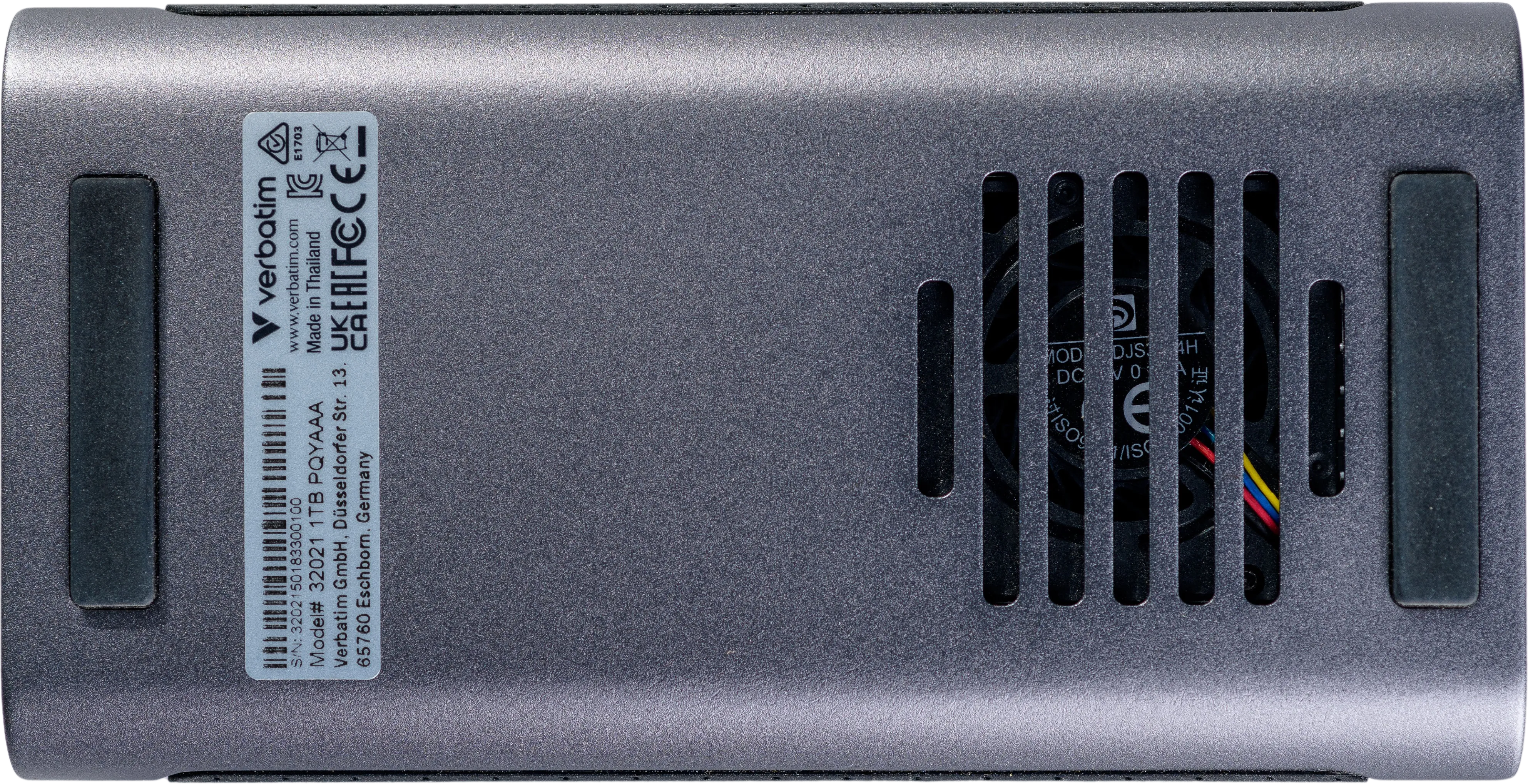 Disque SSD externe Verbatim TurboMetal - 4To (Gris)