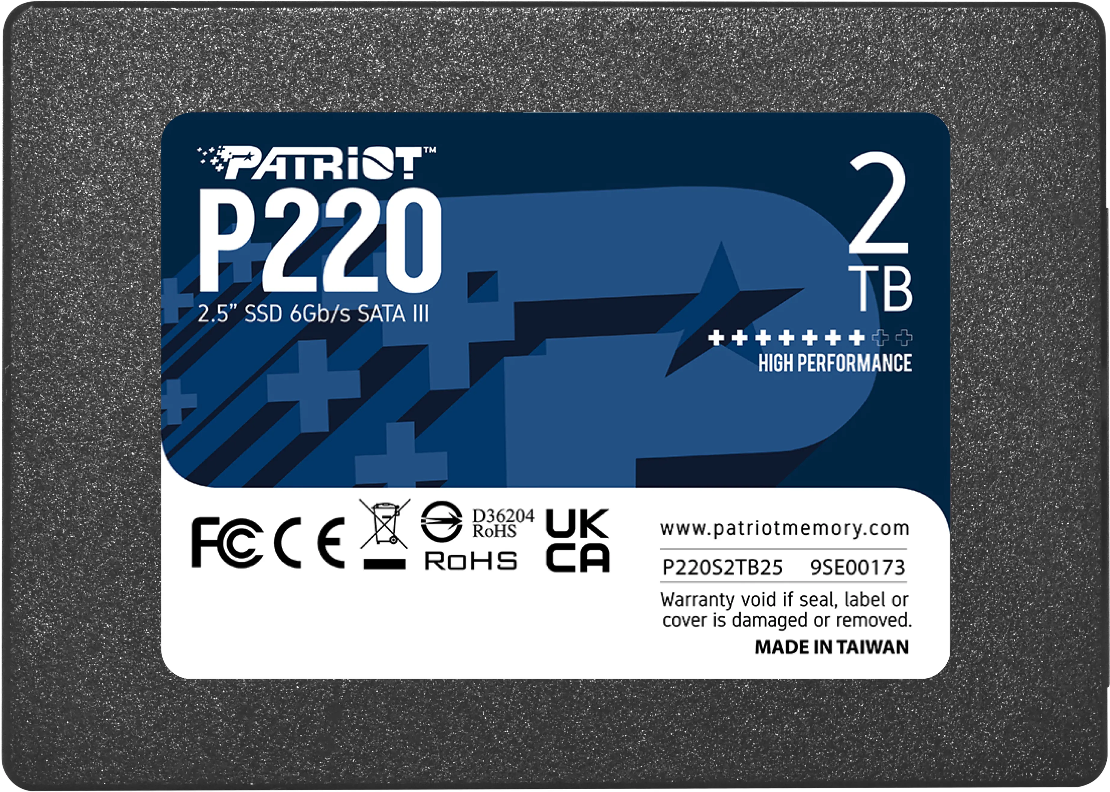 Disque SSD Patriot P220 2To  - S-ATA 2,5"