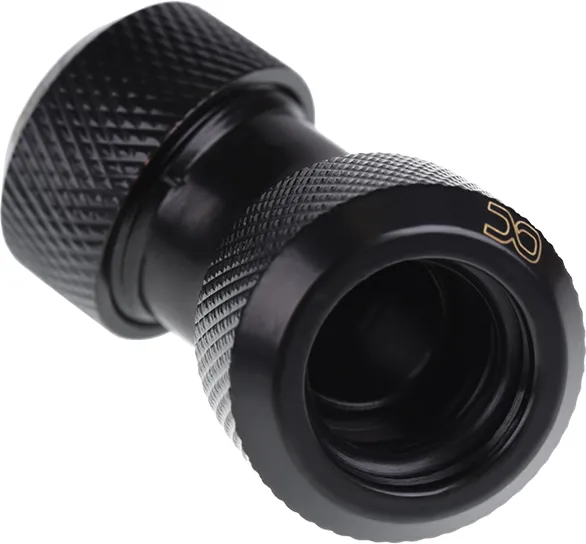 Raccord à 45° à compression pour Tube Ø13mm Alphacool Eiszapfen (Noir)