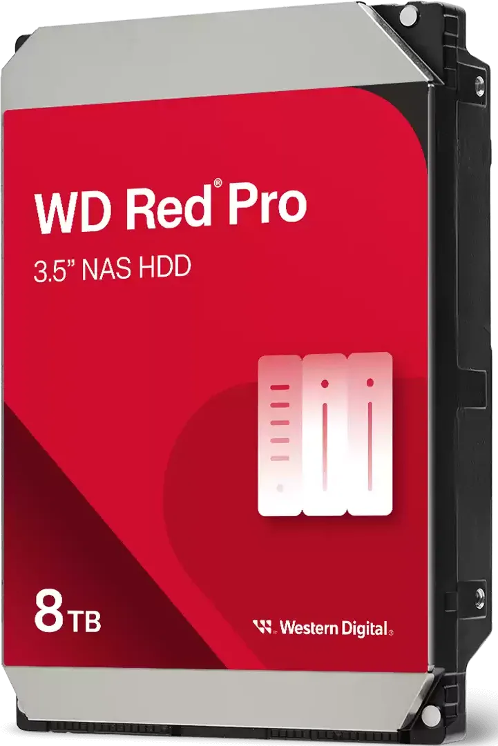 Disque Dur 3,5" Western Digital Red Pro NAS 8To 256Mo - S-ATA