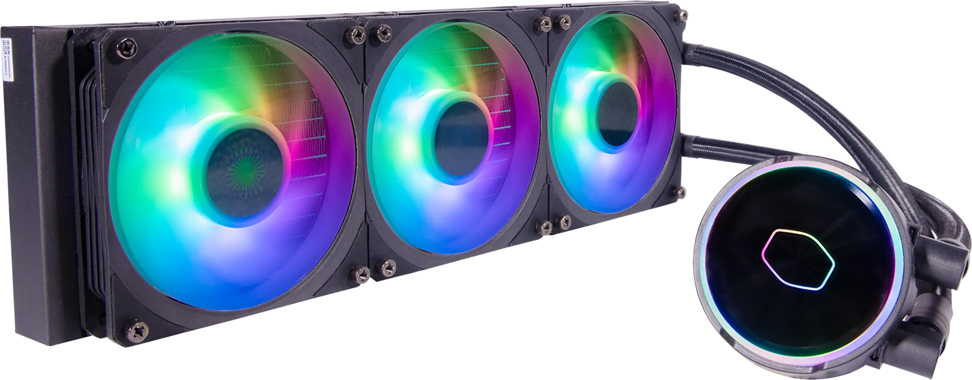 Kit Watercooling AIO Cooler Master MasterLiquid PL-Flux RGB - 360mm (Noir)