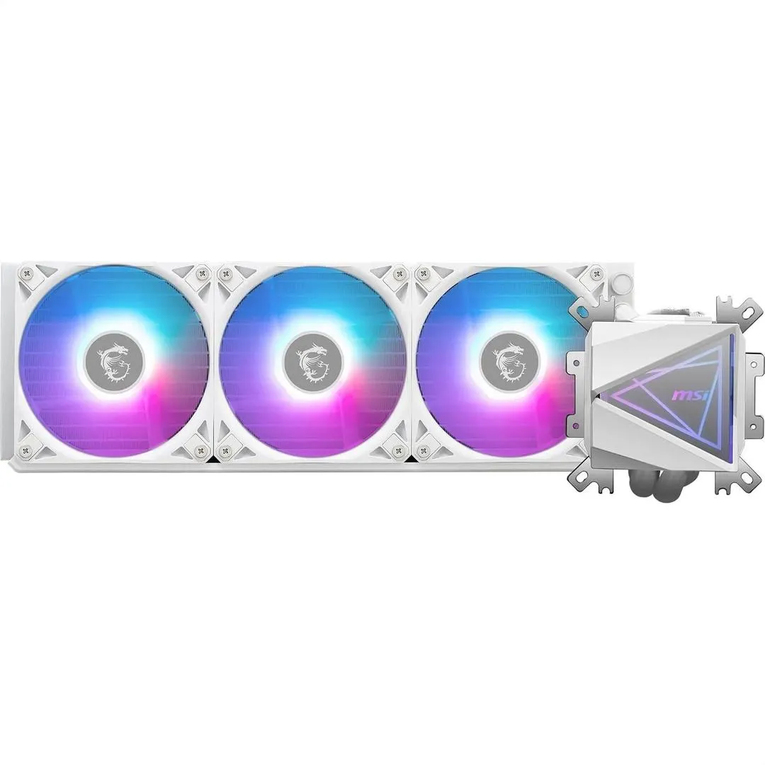 Kit Watercooling AIO MSI Mag CoreLiquid I RGB - 360mm (Blanc)