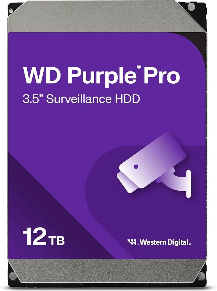 Disque Dur 3,5" Western Digital Purple Pro 12To 512Mo - S-ATA