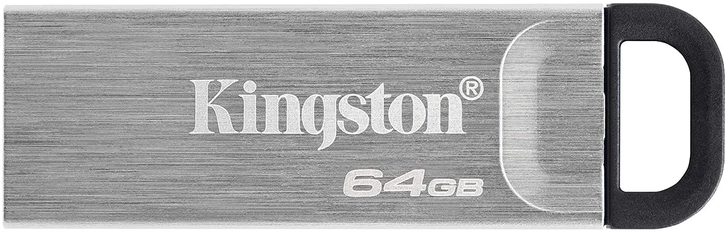 Clé USB 3.2 Kingston DataTraveler Kyson - 64Go (Gris/Noir)