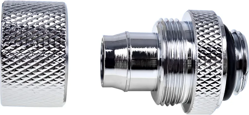 Raccord à compression pour Tube Ø13mm - G1/4 Alphacool Eiszapfen (Argent)