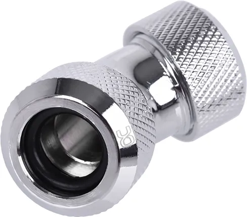 Raccord à 45° à compression pour Tube Ø13mm Alphacool Eiszapfen (Argent)