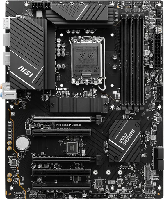 Carte Mère MSI Pro B760-P II DDR4 (Intel LGA 1700)