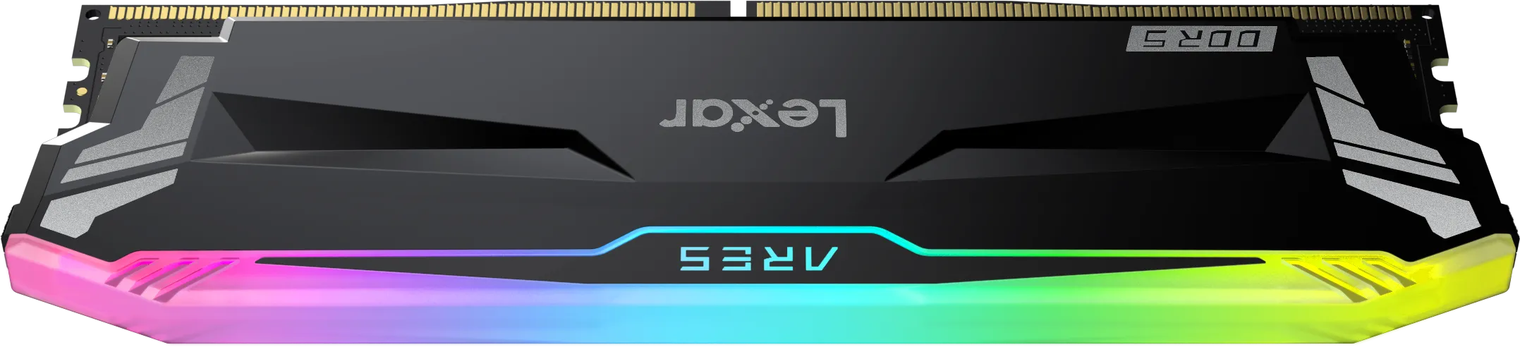 Kit Barrettes mémoire 32Go (2x16Go) DIMM DDR5 Lexar Ares RGB 7200MHz (Noir)