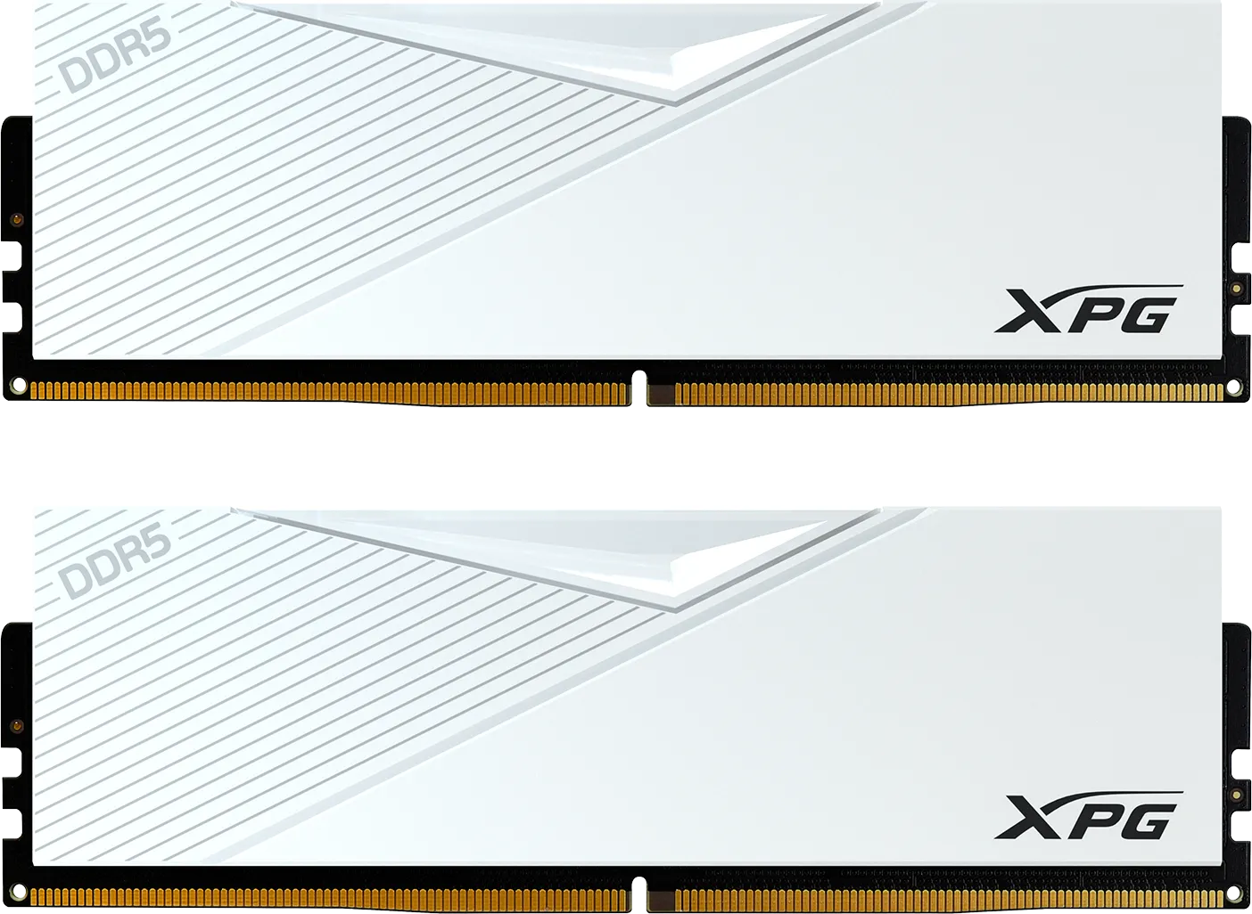 Kit Barrettes mémoire 32Go (2x16Go) DIMM DDR5 Adata XPG Lancer  6400MHz (Blanc)