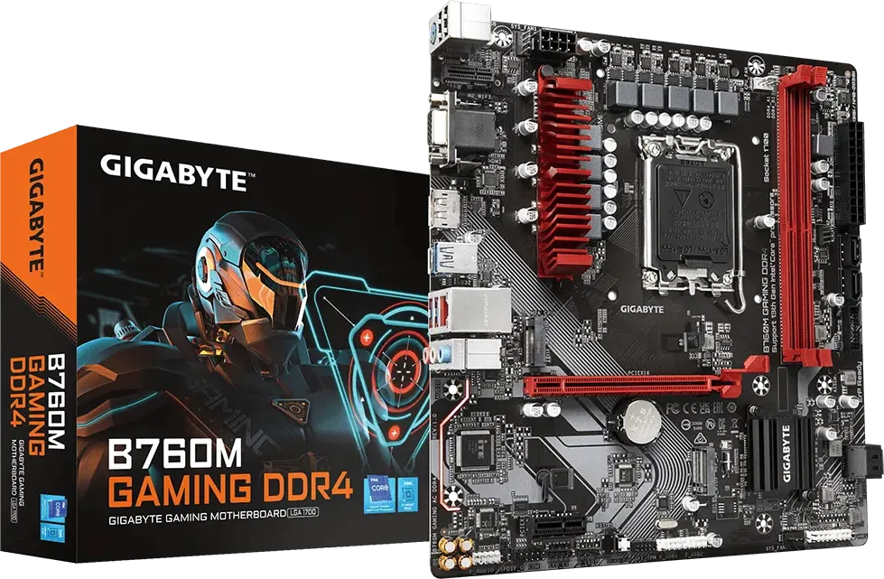 Carte Mère Gigabyte B760M Gaming DDR4 (Intel LGA 1700) Micro ATX