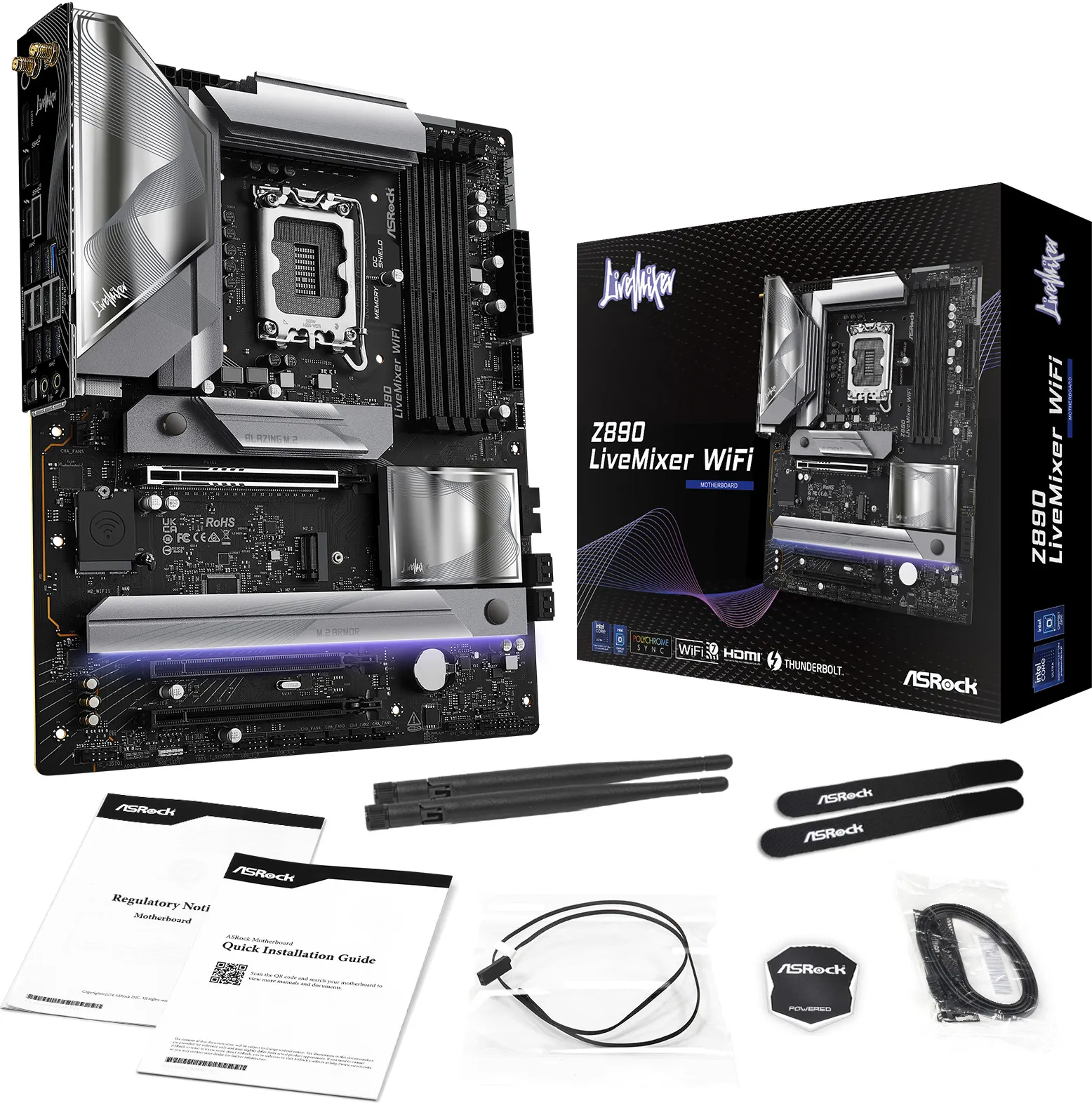 Carte Mère ASRock Z890 LiveMixer WiFi (Intel LGA 1851)