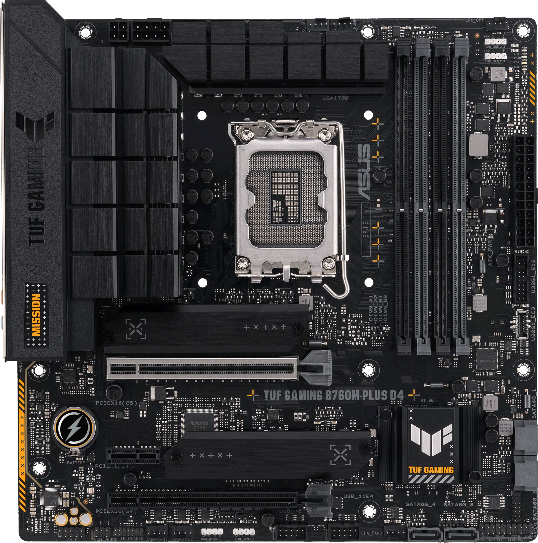 Carte Mère Asus Tuf Gaming B760M-Plus DDR4 (Intel LGA 1700) Micro ATX