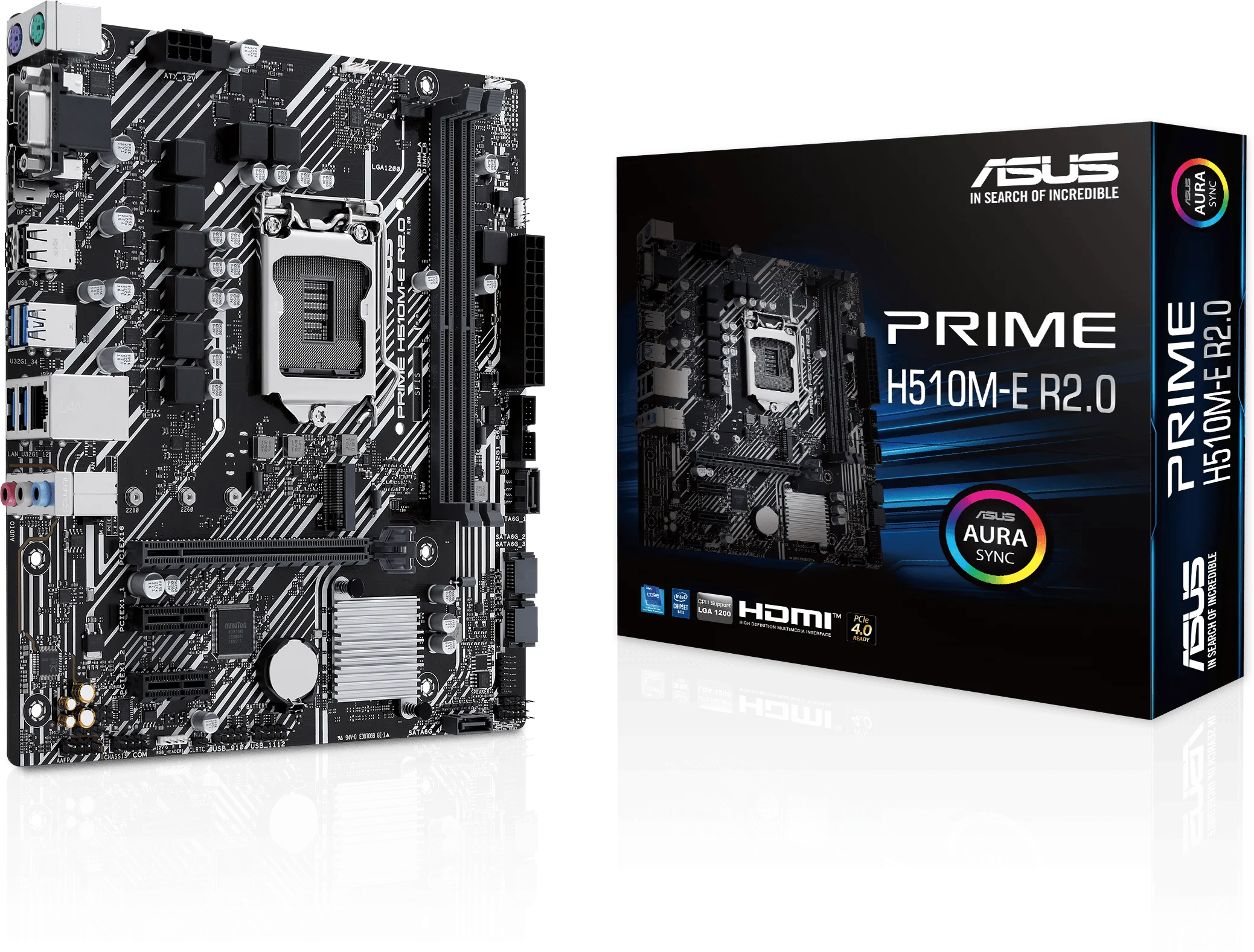 Carte Mère Asus Prime H510M-E R2.0 (Intel LGA 1200) Micro ATX