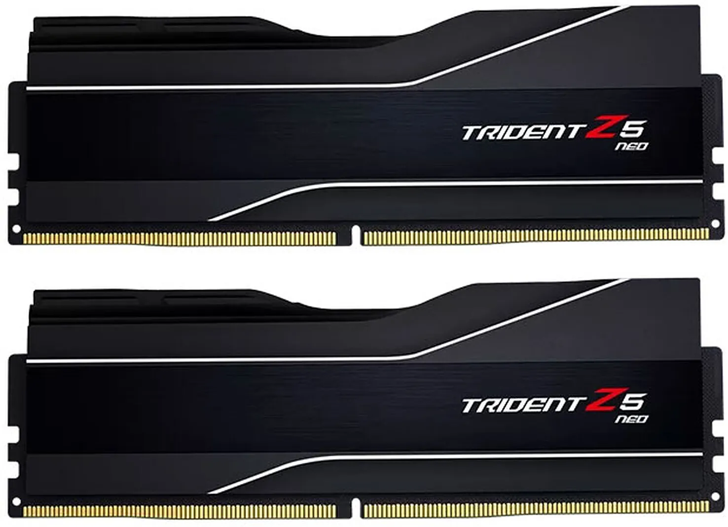 Kit Barrettes mémoire 32Go (2x16Go) DIMM DDR5 G.Skill Trident Z5 Neo 6000MHz CL36 AMD Expo (Noir)