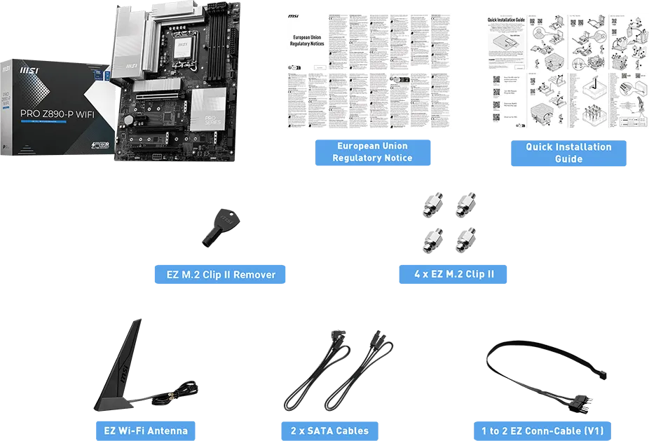 Carte Mère MSI Pro Z890-P WiFi (Intel LGA 1851)