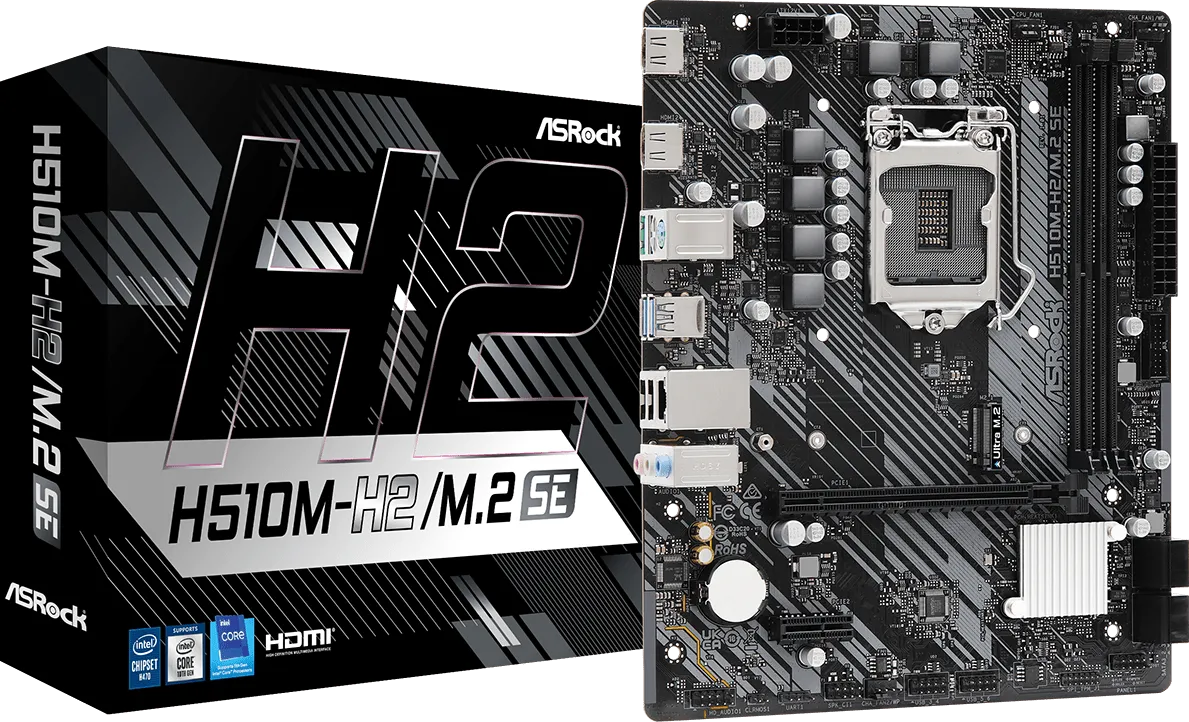Carte Mère ASRock H510M-H2/M.2 SE (Intel LGA 1200) Micro ATX