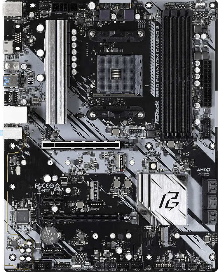 Carte Mère ASRock B550 Phantom Gaming 4 (AM4)