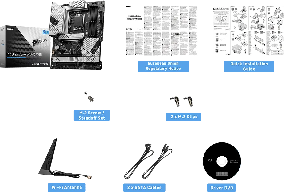 Carte Mère MSI Pro Z790-A Max WiFi DDR5 (Intel LGA 1700)