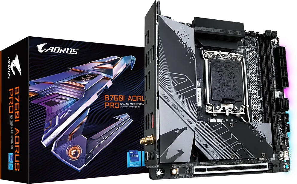 Carte Mère Gigabyte B760I Aorus Pro DDR5 (Intel LGA 1700) Mini ITX
