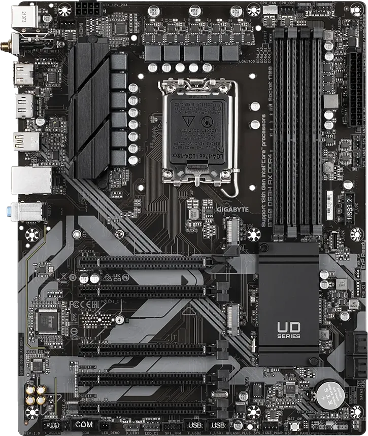 Carte Mère Gigabyte B760 DS3H AX DDR4 (Intel LGA 1700)