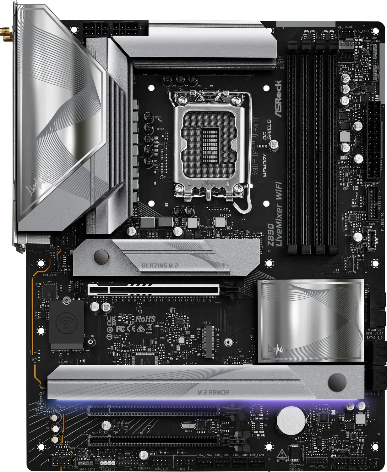 Carte Mère ASRock Z890 LiveMixer WiFi (Intel LGA 1851)