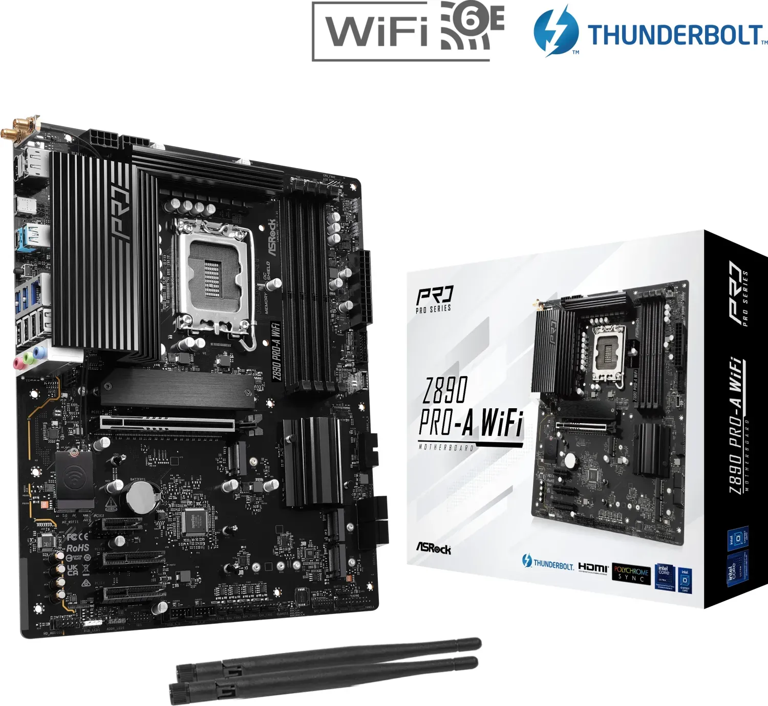 Carte Mère ASRock Z890 Pro-A WiFi (Intel LGA 1851)