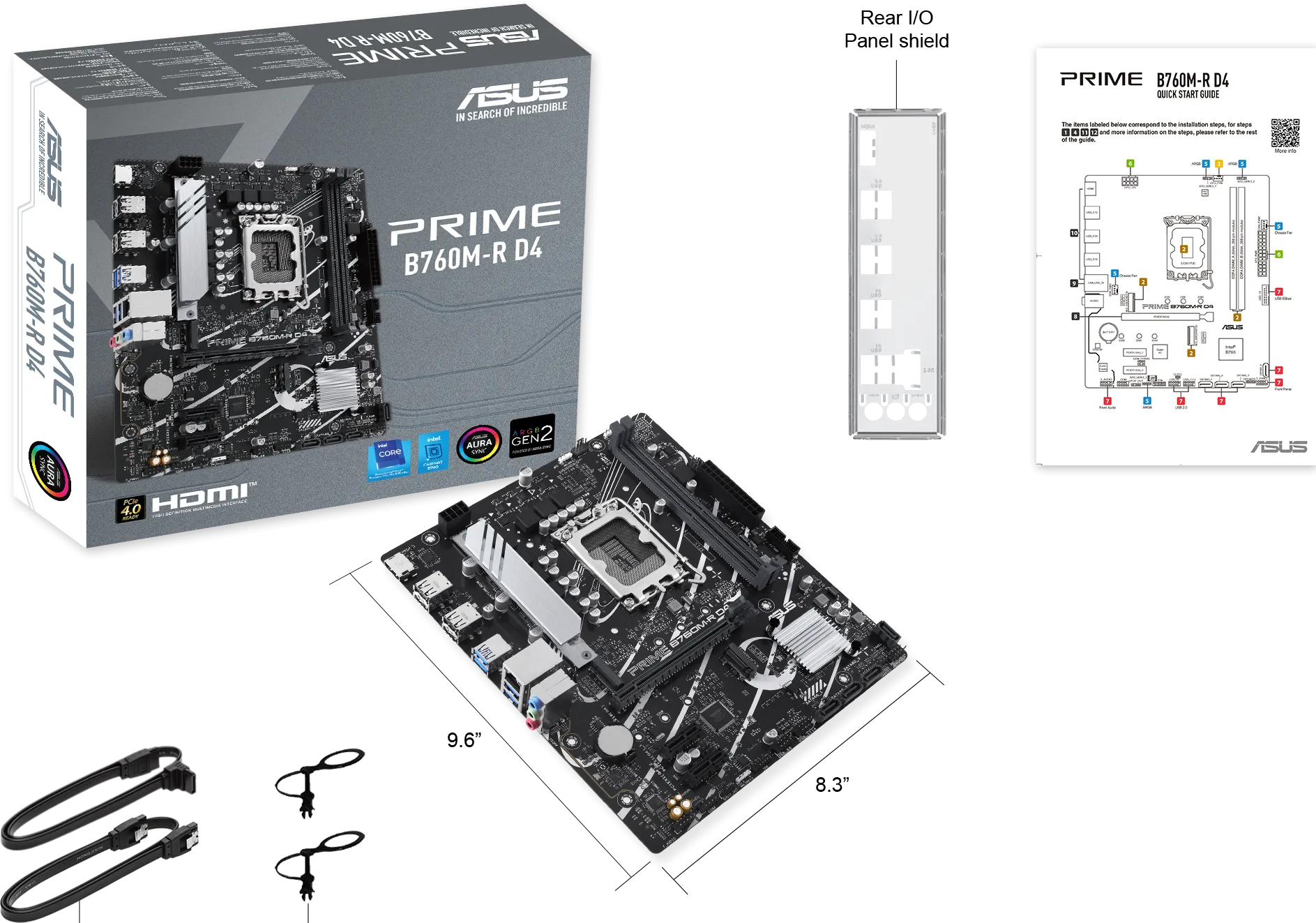 Carte Mère Asus Prime B760M-R DDR4 (Intel LGA 1700) Micro ATX