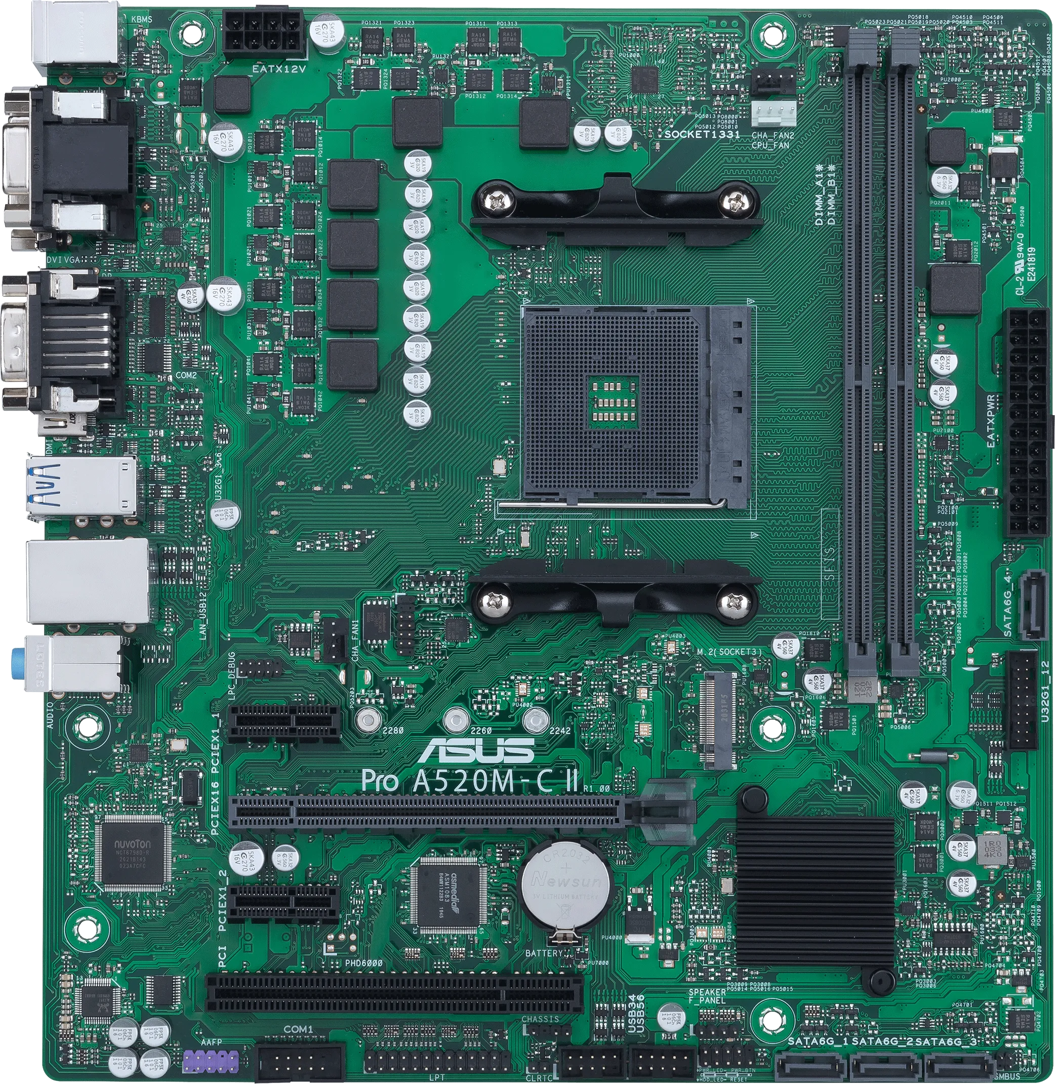 Carte Mère Asus Pro A520M-C II/CSM (AM4) Micro-ATX