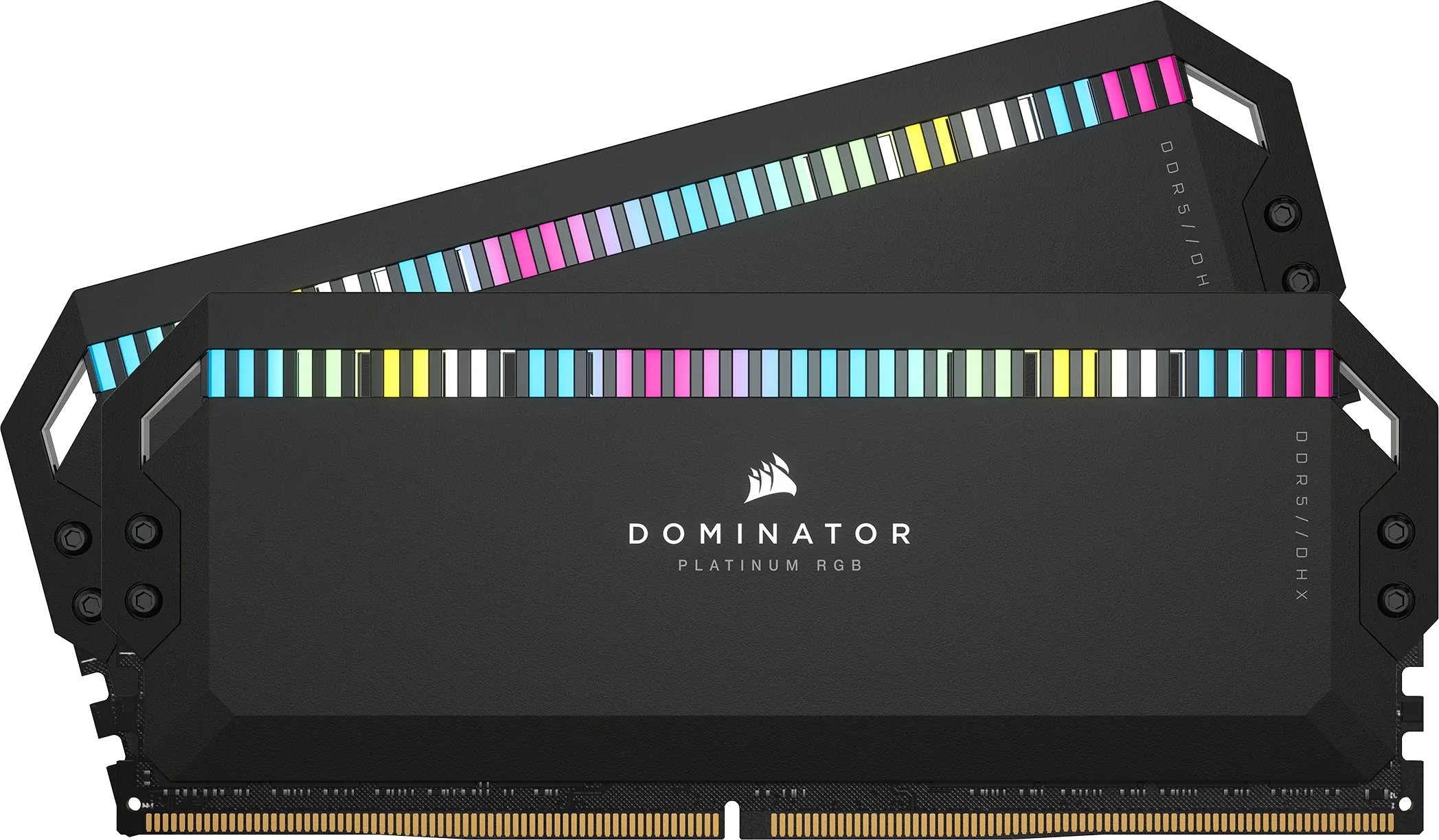 Kit Barrettes mémoire 32Go (2x16Go) DIMM DDR5 Corsair Dominator Platinum RGB 6000MHz (Noir)