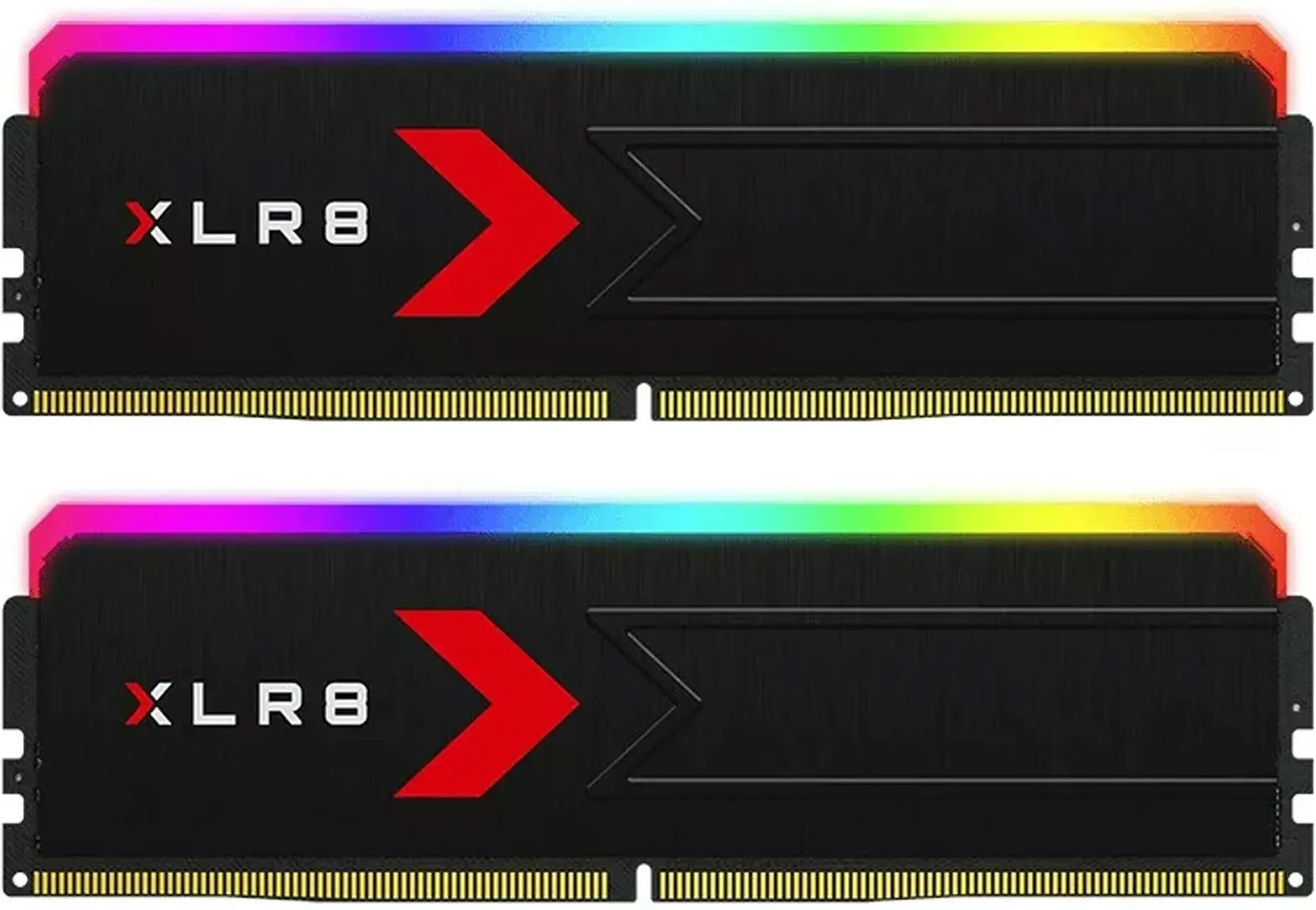 Kit Barrettes mémoire 32Go (2x16Go) DIMM DDR5 PNY XLR8 Gaming Epic-X RGB 6000MHz CL36 (Noir)