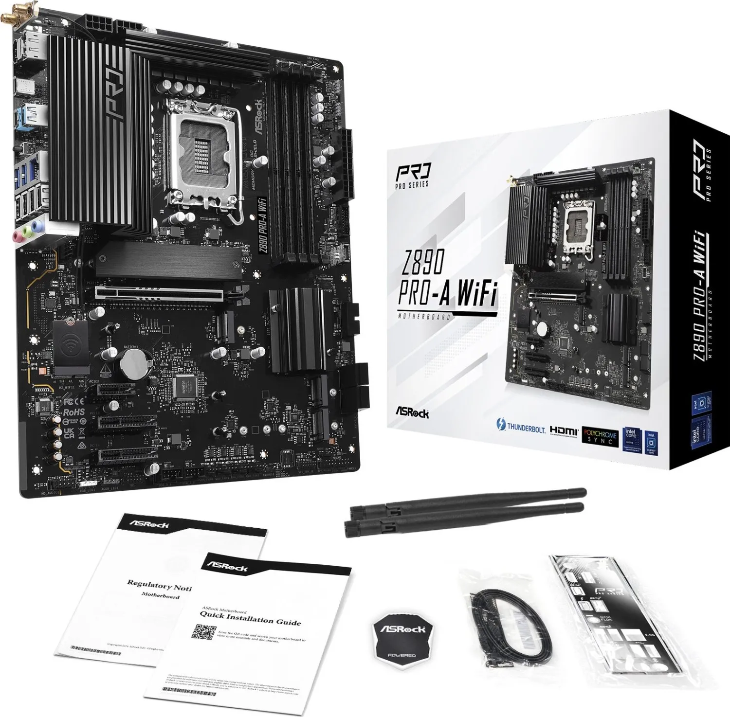 Carte Mère ASRock Z890 Pro-A WiFi (Intel LGA 1851)
