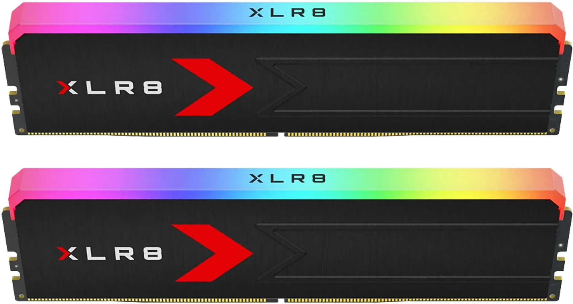 Kit Barrettes mémoire 32Go (2x16Go) DIMM DDR5 PNY XLR8 Gaming Epic-X RGB 6000MHz CL36 (Noir)