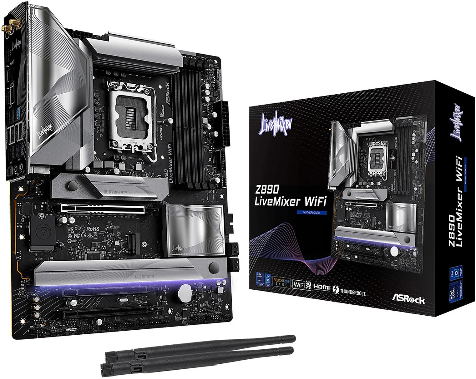 Carte Mère ASRock Z890 LiveMixer WiFi (Intel LGA 1851)