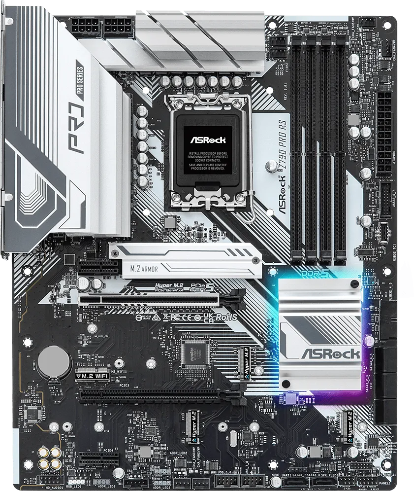 Carte Mère ASRock Z790 Pro RS DDR5 (Intel LGA 1700)