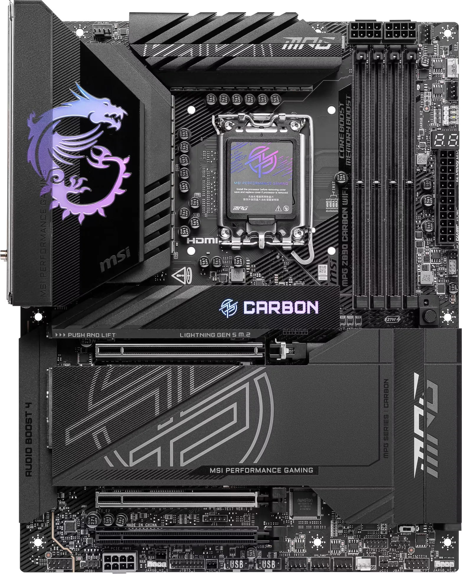 Carte Mère MSI MPG Z890 Carbon WiFi (Intel LGA 1851)