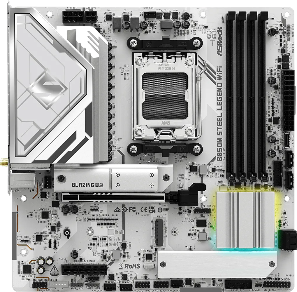 Carte Mère ASRock B850M Steel Legend WiFi (AMD AM5) Micro ATX
