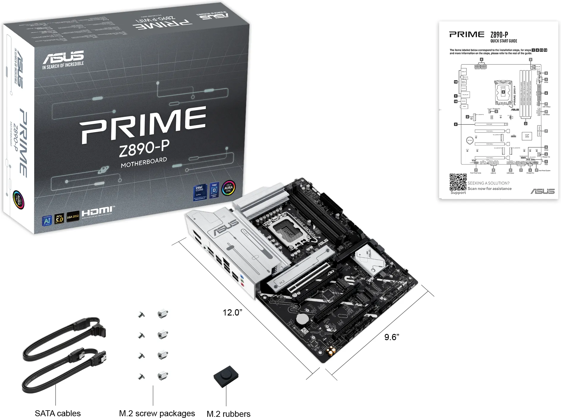 Carte Mère Asus Prime Z890-P (Intel LGA 1851)