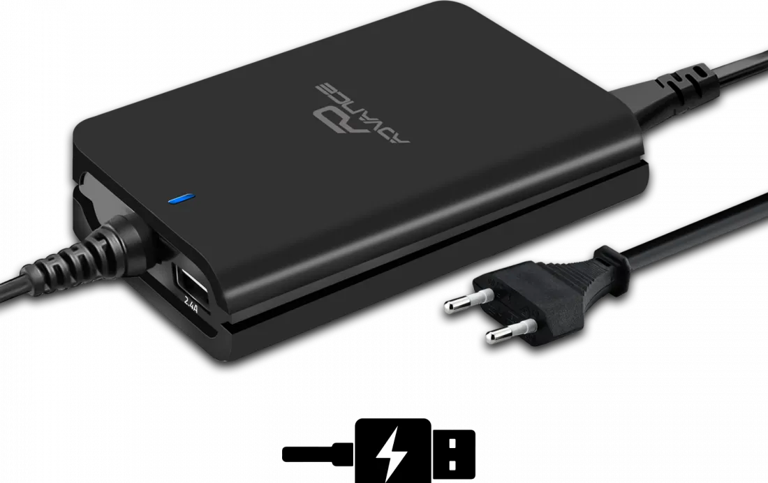 Chargeur universel Advance PowerUp compatible Dell 90W - 3 embouts