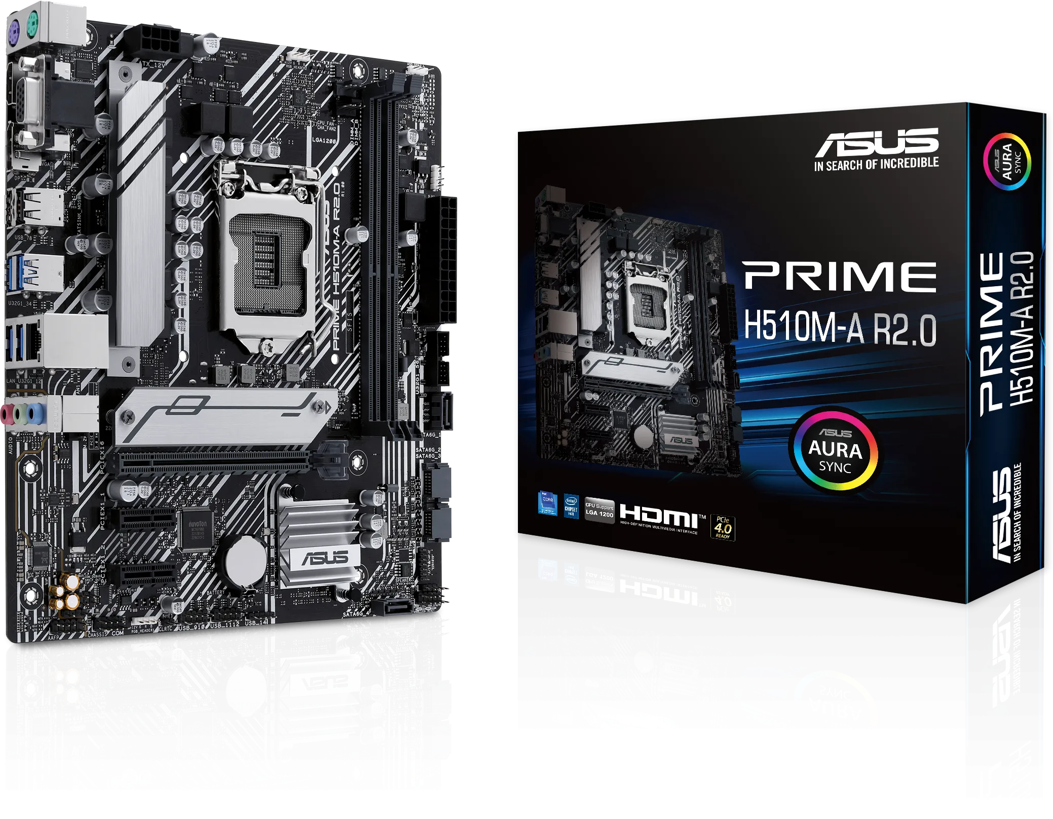 Carte Mère Asus Prime H510M-A R2.0 (Intel LGA 1200) Micro ATX