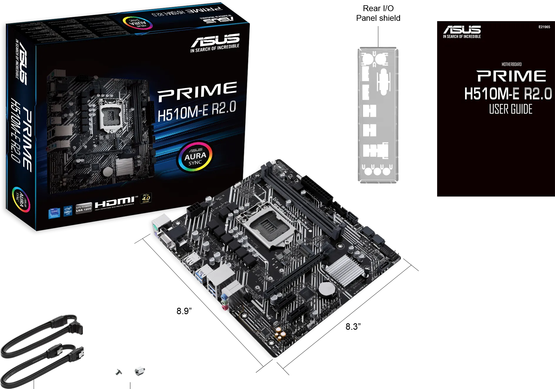 Carte Mère Asus Prime H510M-E R2.0 (Intel LGA 1200) Micro ATX