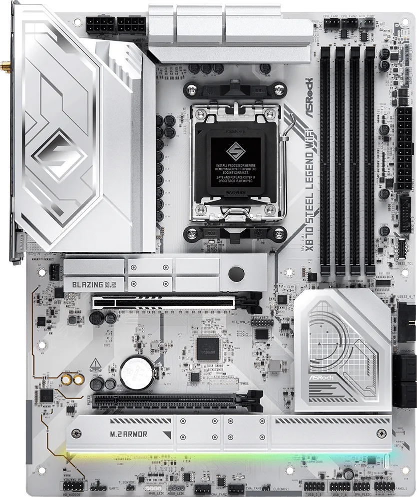 Carte Mère ASRock X870 Steel Legend WiFi (AMD AM5)