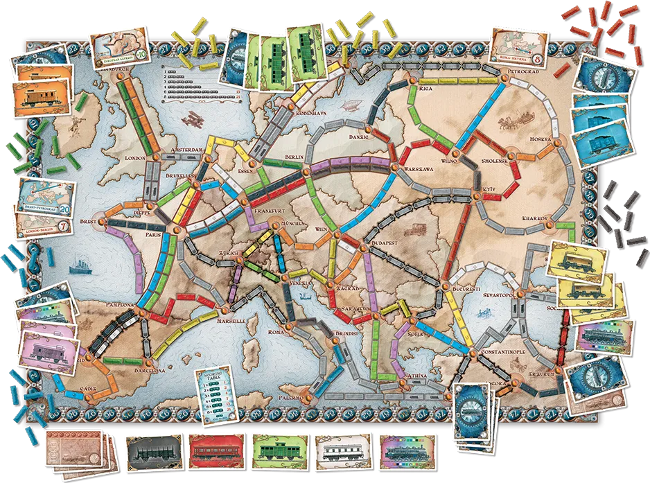 Jeu - Les Aventuriers du Rail : Europe 1912 (Extension)