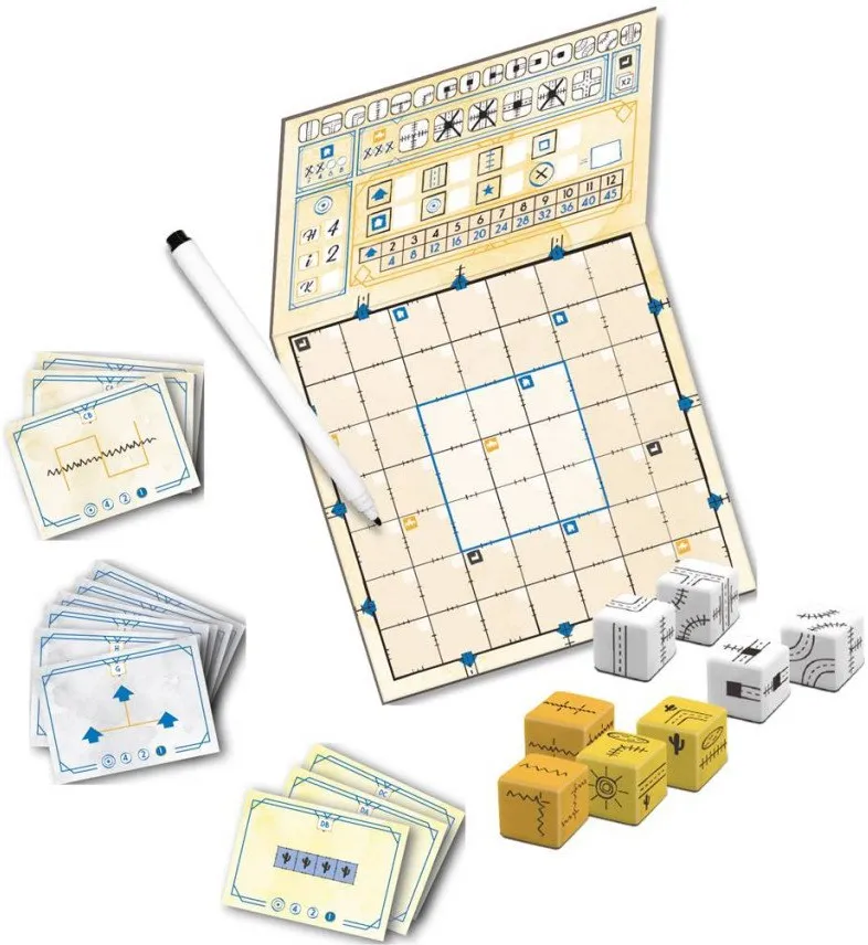 Jeu Railroad Ink (Jaune)