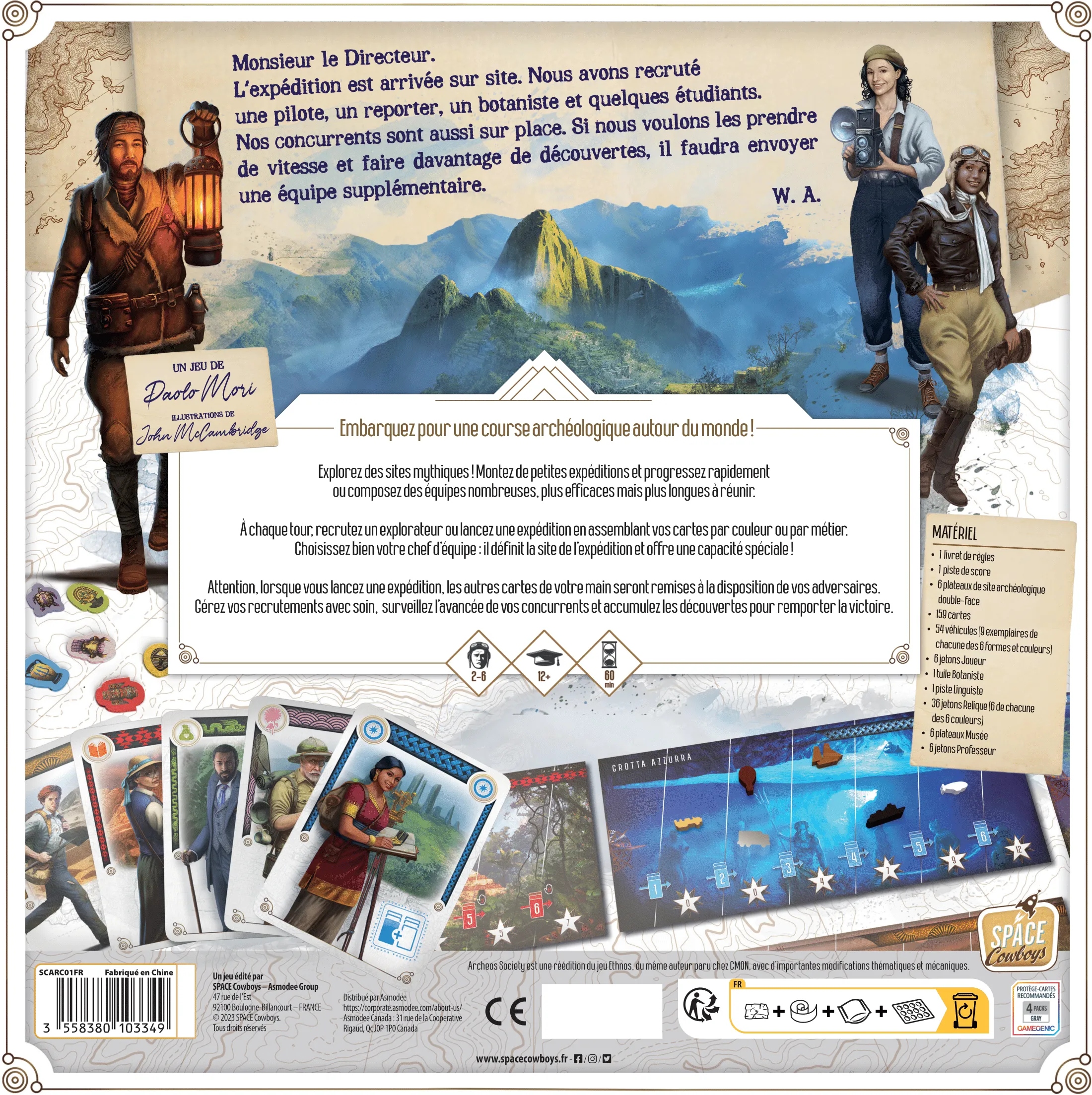 Jeu - Archeos Society