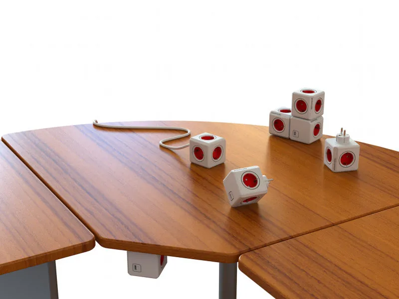 Prise Power Cube Extended 5 prises